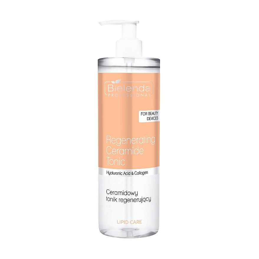 Гіалуроновий тонік для обличчя Bielenda Professional Lipid Care Regenerating Ceramide Tonik, 500 мл